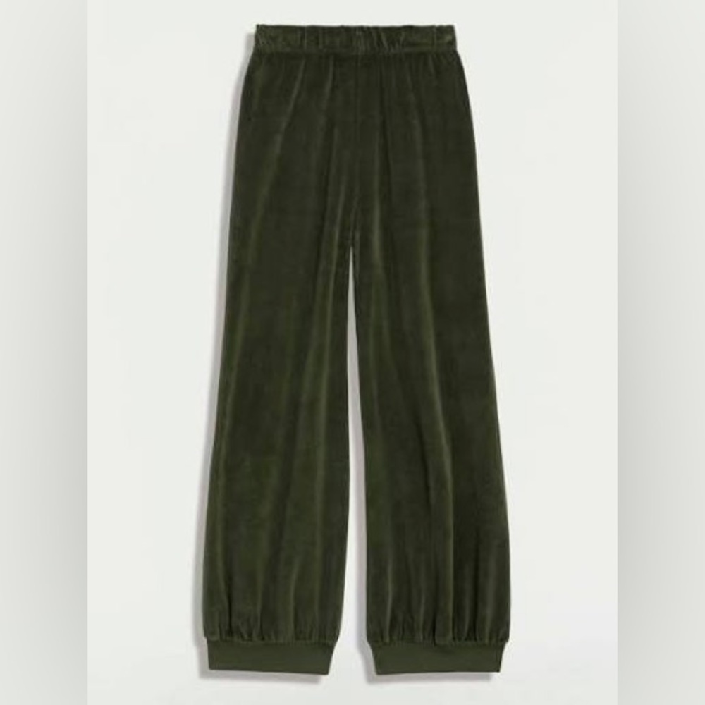 Suzi Kondi Velvet Tosk Harem Pants in Dunmore